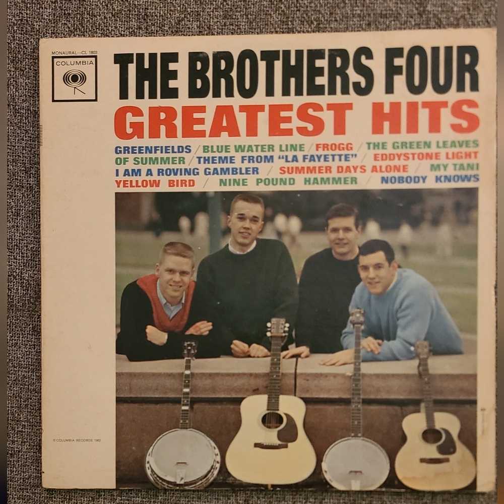 The Brothers Four Greatest Hits Vinyl Record